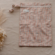 Load image into Gallery viewer, My Little Gumnut - PLAID (GREY/SIENA) - Large Wet bag