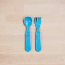 Load image into Gallery viewer, Re-Play Cutlery Fork & Spoon 4 sets