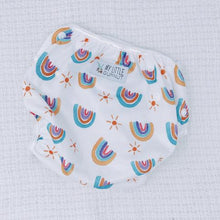 Load image into Gallery viewer, My Little Gumnut - PASTEL RAINBOW - swimming nappy (18-36months) - Green Lily