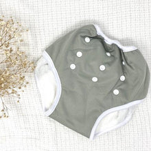 Load image into Gallery viewer, Training Pants - Grey (My Little Gumnut) - Green Lily