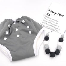 Load image into Gallery viewer, Training Pants - Grey (My Little Gumnut) - Green Lily