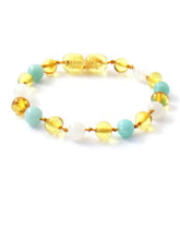 Load image into Gallery viewer, Lion + Lamb the Label AMBER BRACELET - MOON