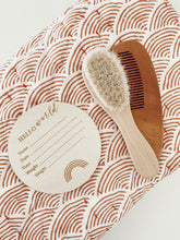 Load image into Gallery viewer, Lion + Lamb the Label WOODEN ANNOUNCEMENT ROUND - RAINBOW
