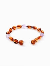 Load image into Gallery viewer, Lion + Lamb the Label AMBER BRACELET - AMETHYST