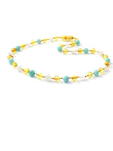 Load image into Gallery viewer, Lion + Lamb the Label AMBER NECKLACE - MOON