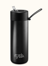 Load image into Gallery viewer, Frank Green - Stainless Streel Reusable Water Bottle with straw Lid - 20oz / 595ml