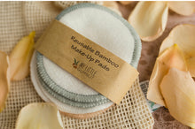 Load image into Gallery viewer, Reusable Bamboo Make-up Pads - Pack of 6 with wash bag - My Little Gumnut