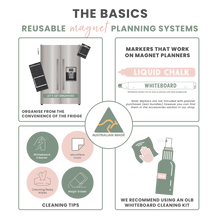 Load image into Gallery viewer, OLB l Magnet | Weekly Cleaning Planner - Black (A3)