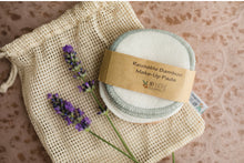 Load image into Gallery viewer, Reusable Bamboo Make-up Pads - Pack of 6 with wash bag - My Little Gumnut