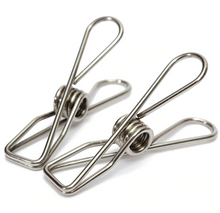 Load image into Gallery viewer, Stainless Steel Infinity Clothes Pegs 60 Pack