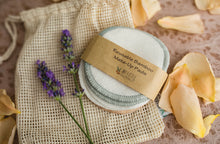 Load image into Gallery viewer, Reusable Bamboo Make-up Pads - Pack of 6 with wash bag - My Little Gumnut