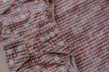 Load image into Gallery viewer, My Little Gumnut - PLAID (GREY/SIENA) - Large Wet bag