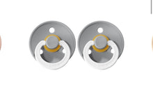 Load image into Gallery viewer, Bibs Dummies - Size 1 NIGHT DUMMIES (Two Pack)