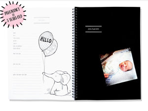 The Monochrome Baby Book - Green Lily 