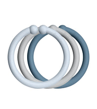 Load image into Gallery viewer, BIBS Loops (12 Pcs) - Baby Blue / Cloud / Petrol
