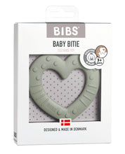Load image into Gallery viewer, BIBS Baby Bite Teething Toy - Heart Sage