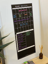 Load image into Gallery viewer, Magnet | Family Command Centre with Calendar, Weekly Plan, Notes & List - Classic Black