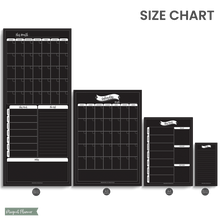 Load image into Gallery viewer, Magnet | Reusable Weekly Planner A4 - Classic Black