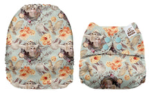 Load image into Gallery viewer, Mama Koala - Nest Owls (Minky) - Green Lily