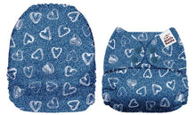 Load image into Gallery viewer, PREORDER - MAMA KOALA - Denim Hearts (Due April 2021) - Green Lily