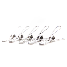 Load image into Gallery viewer, Twin Pack Stainless Steel Infinity Clothes Pegs 40 Regular & 10 Large - Green Lily