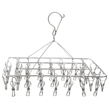 Load image into Gallery viewer, Stainless Steel Sock Hanger 316 Marine Grade with 36x Pegs