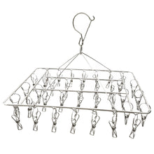 Load image into Gallery viewer, Stainless Steel Sock Hanger 316 Marine Grade with 36x Pegs
