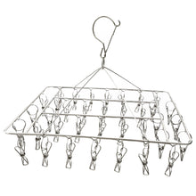Load image into Gallery viewer, Stainless Steel Sock Hanger 316 Marine Grade with 36x Pegs