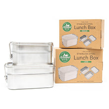 Load image into Gallery viewer, Stainless Steel Two Layer Lunchbox - Green Lily