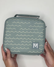 Load image into Gallery viewer, MontiiCo MEDIUM Insulated Lunch Bag - Wave Rider
