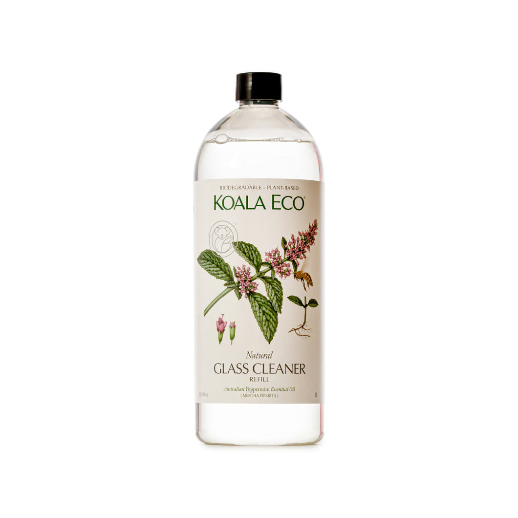 Koala Eco - GLASS CLEANER 1L REFILL  - Peppermint essential oil