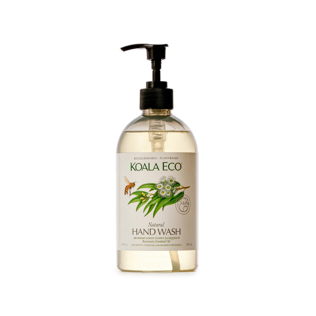 Koala Eco - HAND SOAP 500ML - Lemon scented eucalyptus & rosemary essential oil