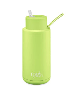 Frank Green - Stainless Streel Reusable Water Bottle with straw Lid - 34oz / 1000ml