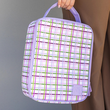 Load image into Gallery viewer, MontiiCo Large Insulated Lunch Bag - BERRY PATCH
