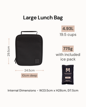 Load image into Gallery viewer, MontiiCo Large Insulated Lunch Bag - Super Hero
