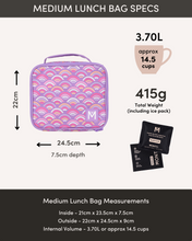 Load image into Gallery viewer, MontiiCo MEDIUM Insulated Lunch Bag - Rainbow Roller
