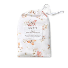 Load image into Gallery viewer, Butterfly l Organic Bassinet Sheet / Change Pad Cover - Snuggle Hunny
