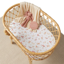 Load image into Gallery viewer, Butterfly l Organic Bassinet Sheet / Change Pad Cover - Snuggle Hunny
