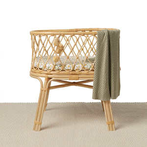 Golden Wattle l Organic Bassinet Sheet / Change Pad Cover - Snuggle Hunny
