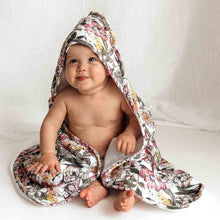 Load image into Gallery viewer, Snuggle Hunny - Australiana Organic Hooded Towel
