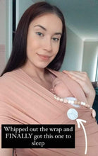 Load image into Gallery viewer, Ava Light Pink Baby Wrap Carrier - Joey Baby Wraps
