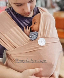 Ava Light Pink Baby Wrap Carrier - Joey Baby Wraps