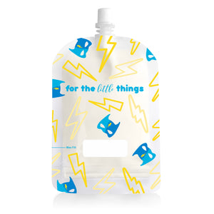 Sinchies 150ml Reusable Pouches - Lightning Heros