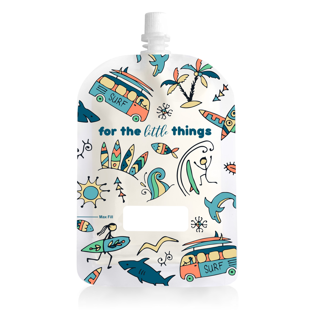 Sinchies 150ml Reusable Pouches - Surfing