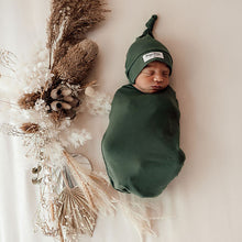 Load image into Gallery viewer, Olive | Snuggle Swaddle &amp; Beanie Set - Snuggle Hunny Kids
