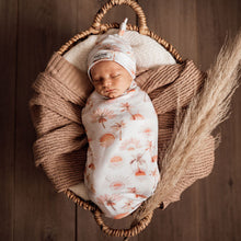 Load image into Gallery viewer, Paradise  | Snuggle Swaddle &amp; Beanie Set - Snuggle Hunny Kids
