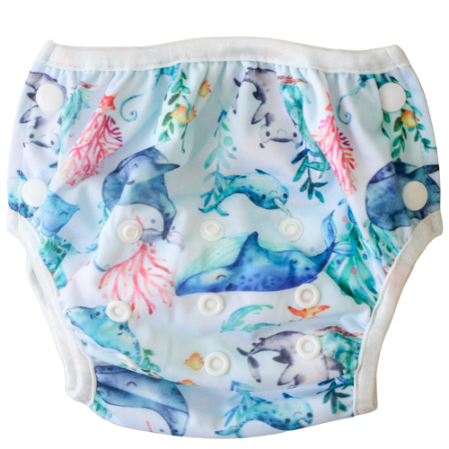 Boho Babes - Whale of a Time - 3-14kgs - Green Lily 