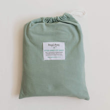 Load image into Gallery viewer, Sage l Fitted Cot Sheet - Snuggle Hunny Kids - Green Lily 
