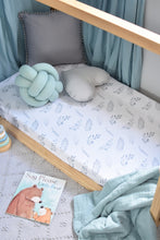 Load image into Gallery viewer, Wild Fern l Fitted Cot Sheet - Snuggle Hunny Kids - Green Lily 
