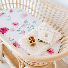 Load image into Gallery viewer, Wanderlust l Bassinet Sheet / Change Pad Cover - Snuggle Hunny Kids
